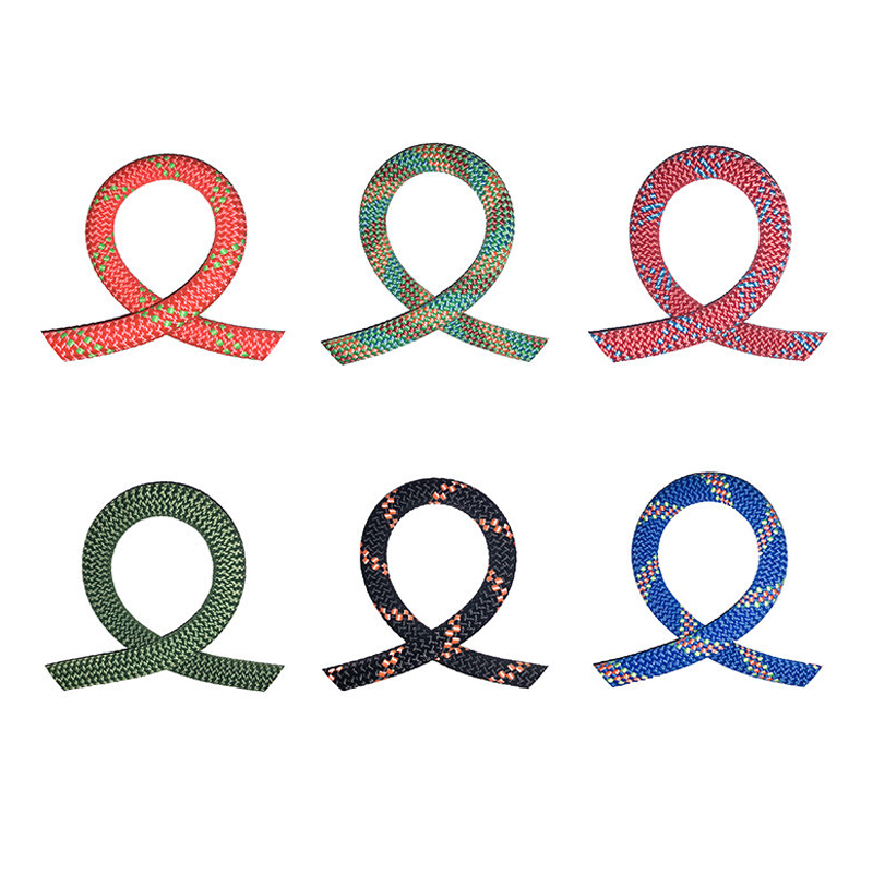 Corda trançada de nylon de 10mm 2200kgs para fuga, sobrevivência em incêndio, backup, escalada, caminhada, resgate