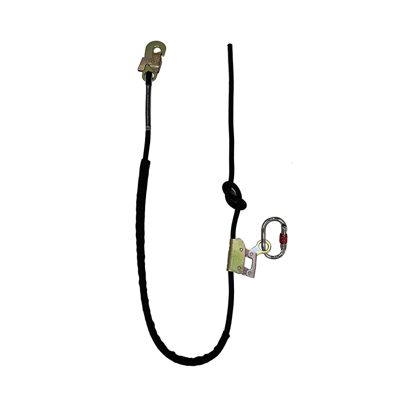 Posicione a linha de vida com corda de náilon